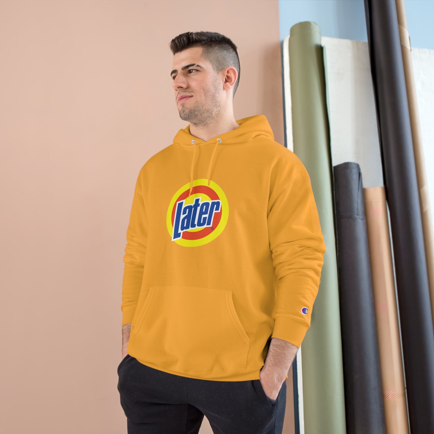 Later Clean AF Champion Hoodie