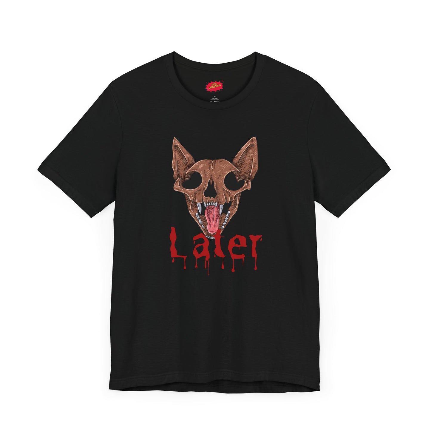 Later Cat Skull Tee