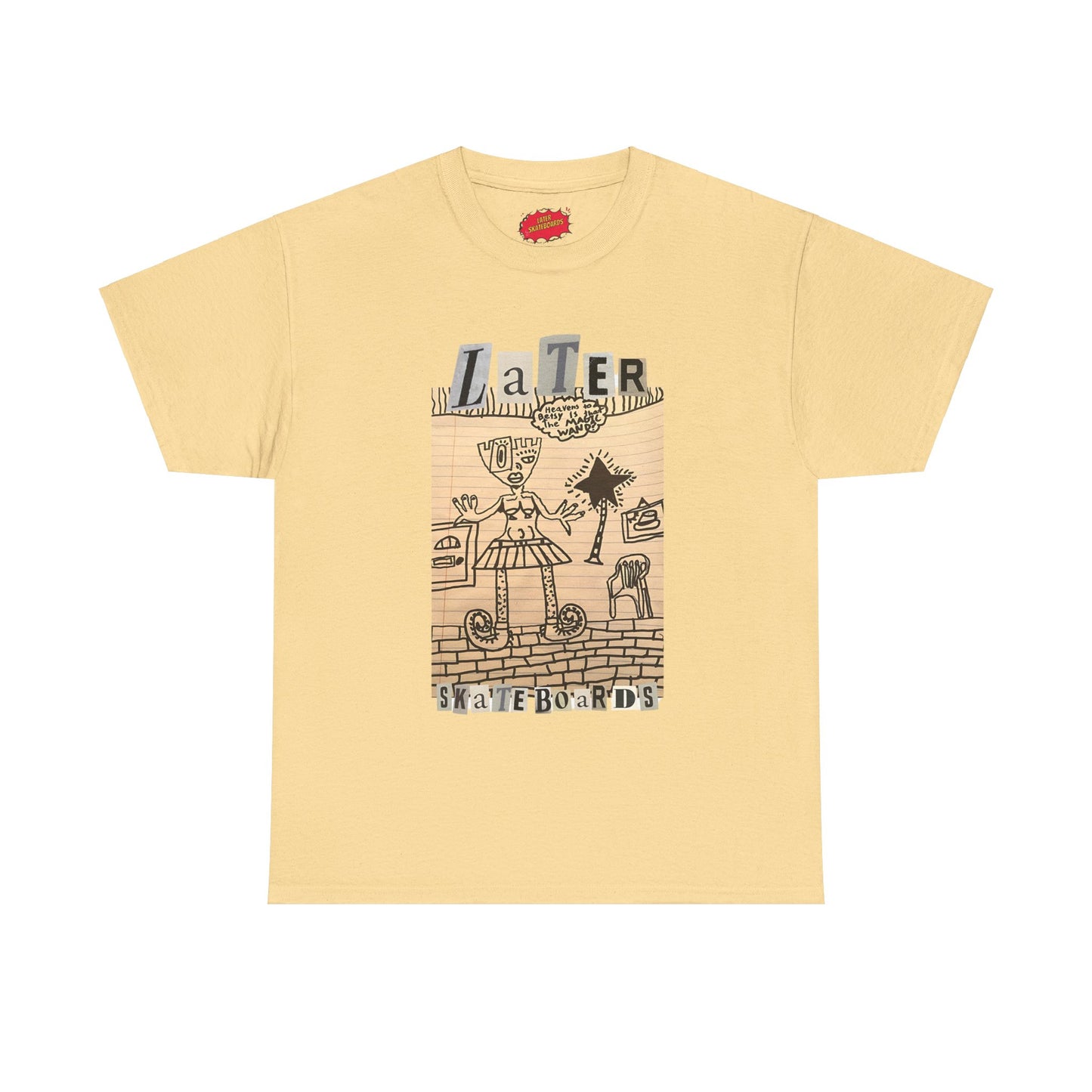 Later Doodle Tee by Sage