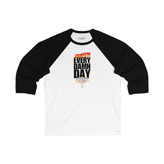 Later Skate EDD Unisex 3/4 Sleeve Baseball Tee