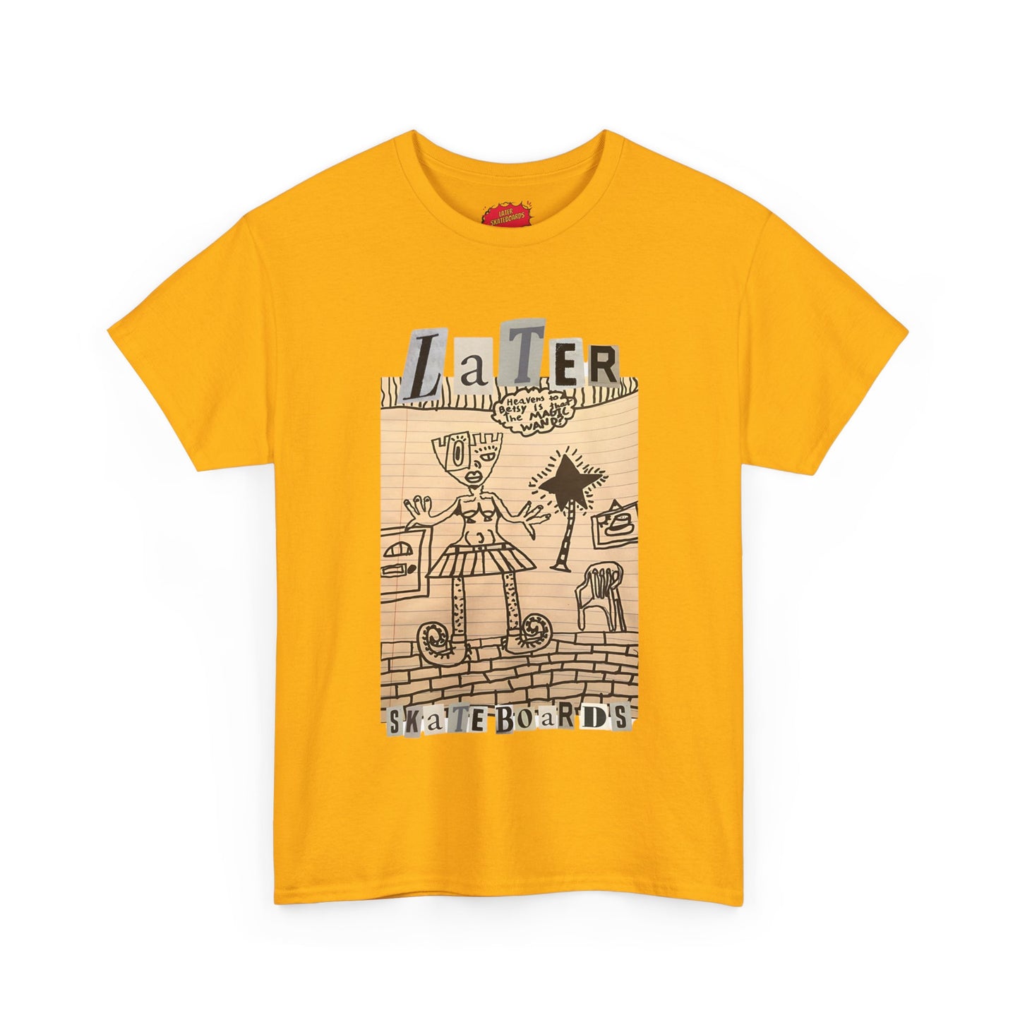 Later Doodle Tee by Sage