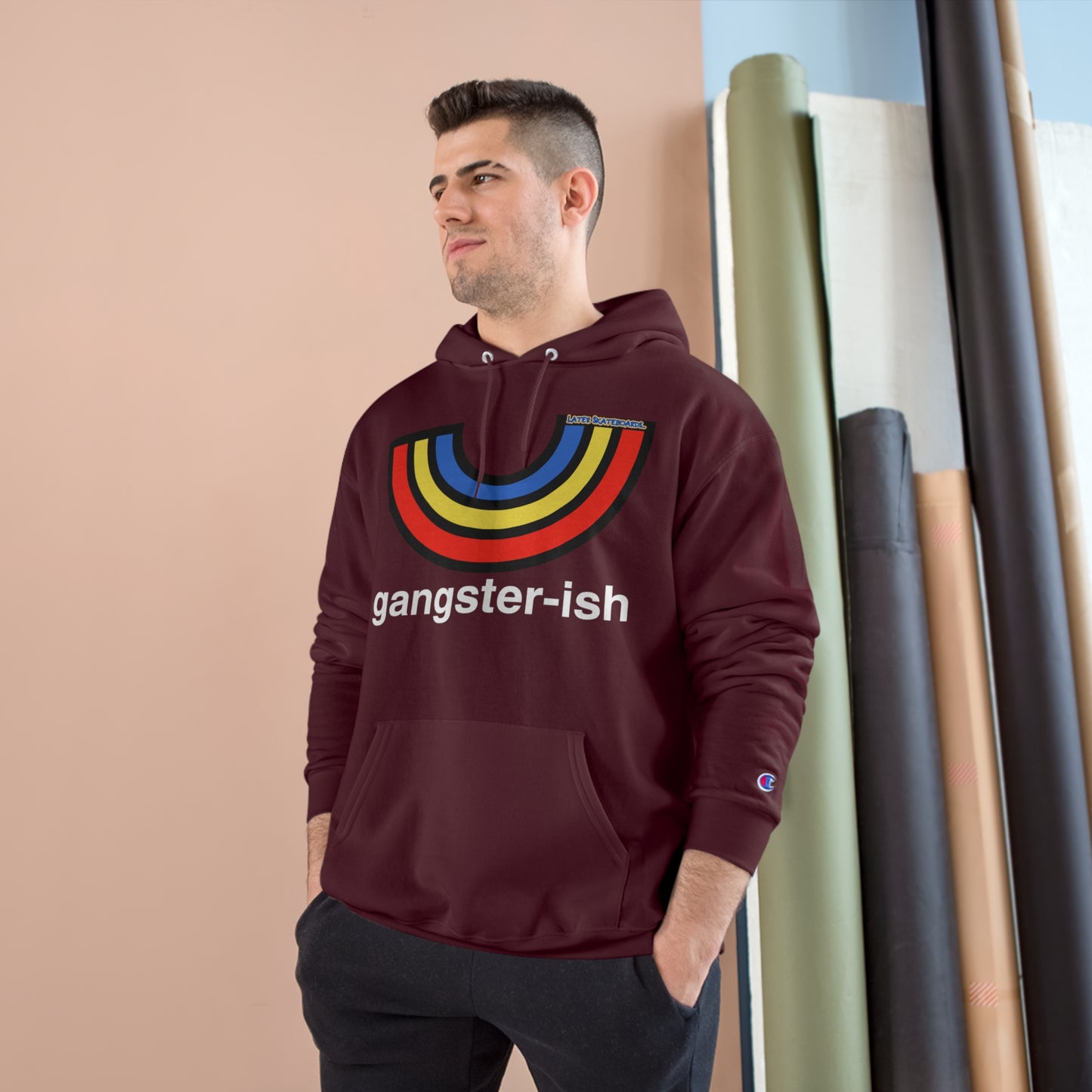 Gansterish Later Champion Hoodie