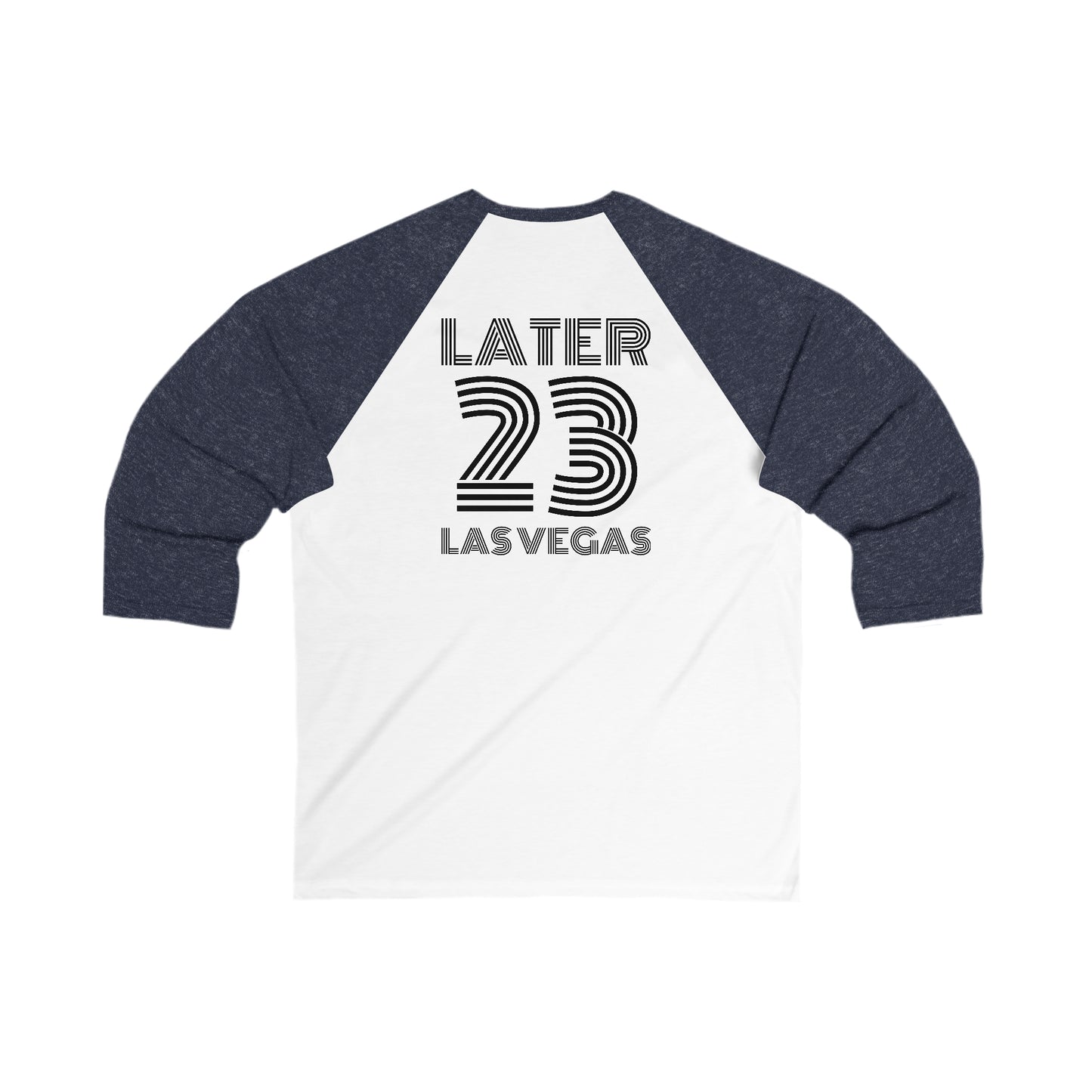 Later Skate EDD Unisex 3/4 Sleeve Baseball Tee