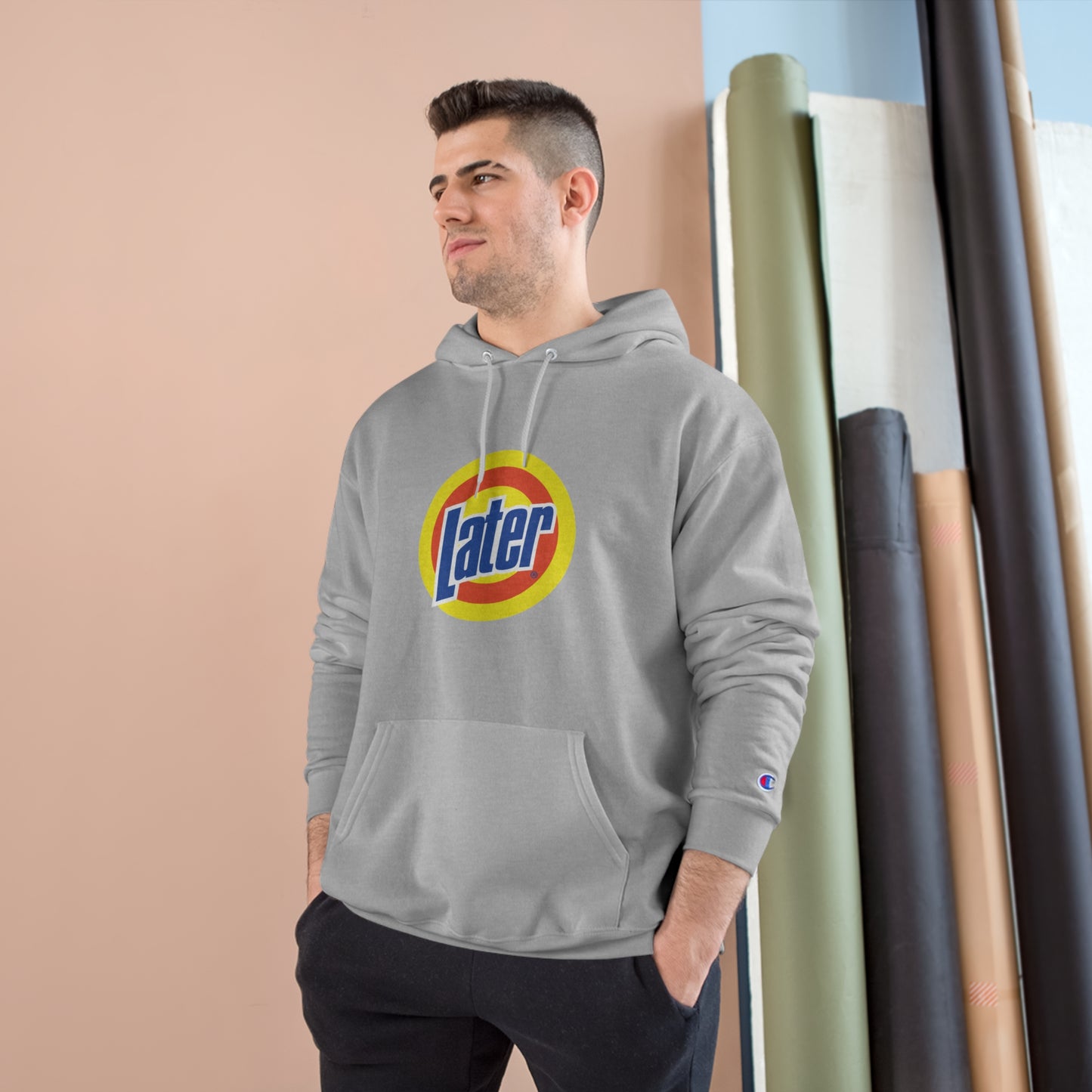 Later Clean AF Champion Hoodie