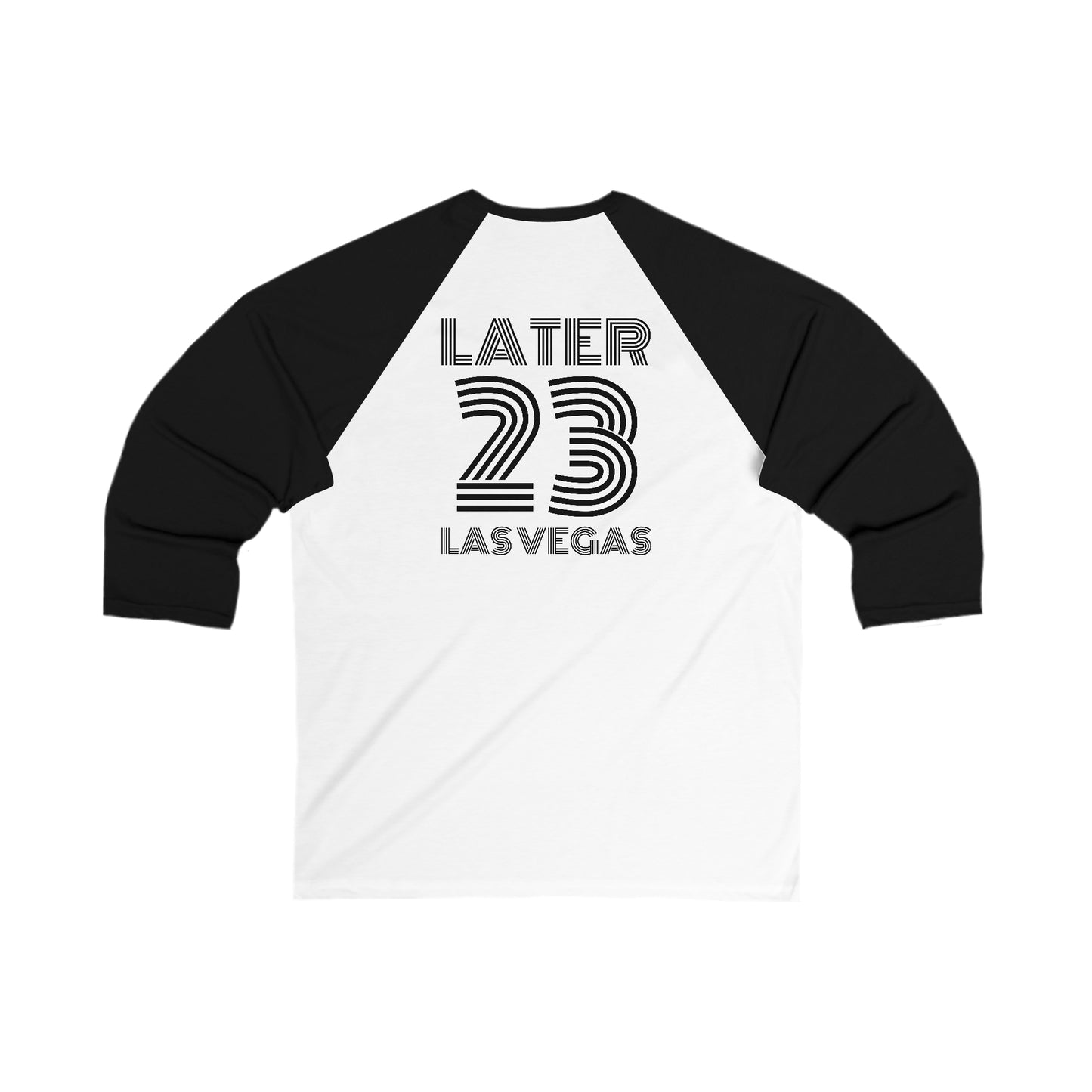 Later Skate EDD Unisex 3/4 Sleeve Baseball Tee