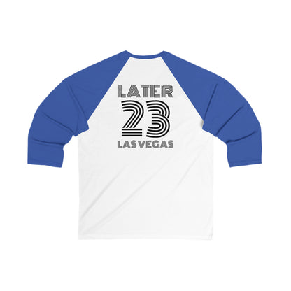 Later Skate EDD Unisex 3/4 Sleeve Baseball Tee