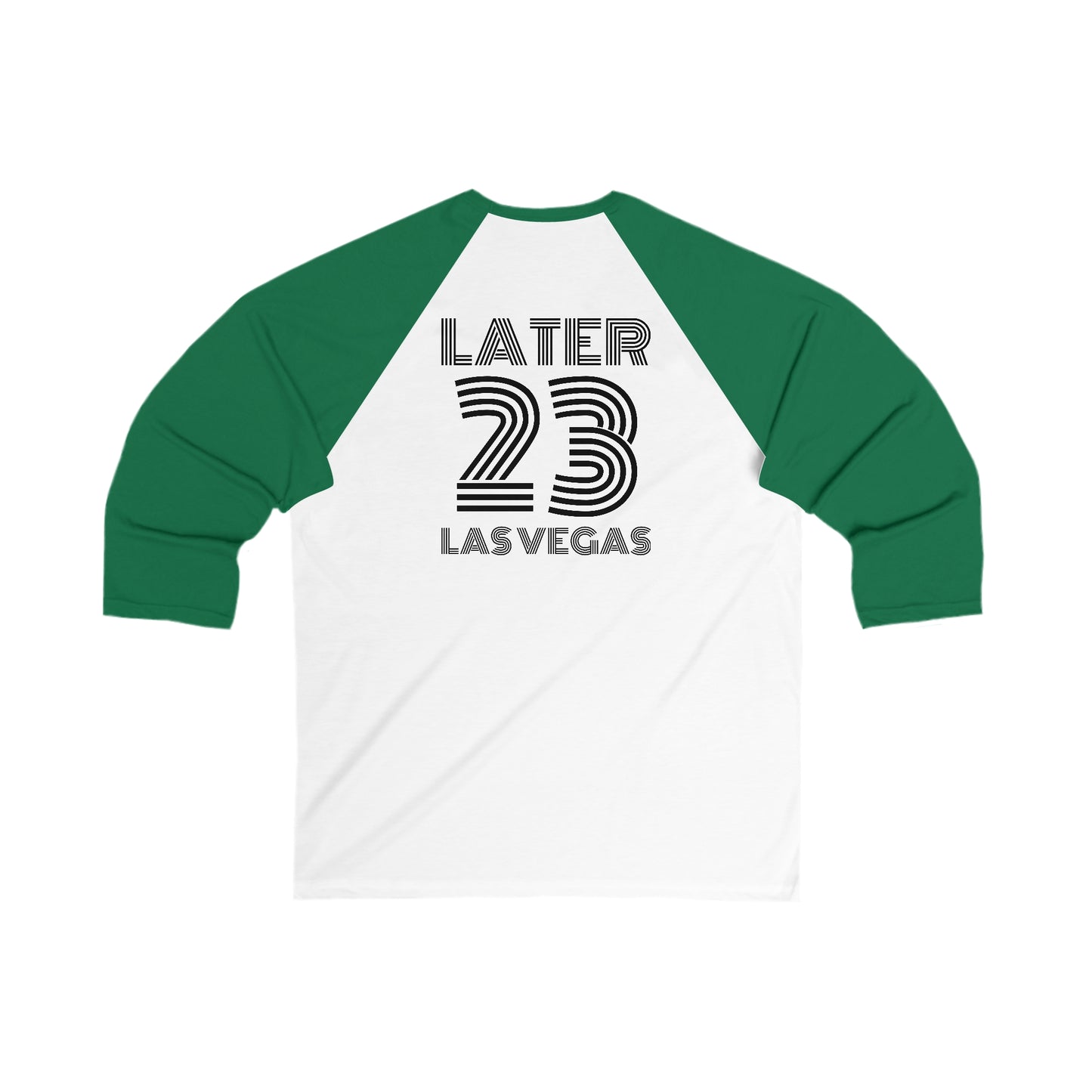 Later Skate EDD Unisex 3/4 Sleeve Baseball Tee