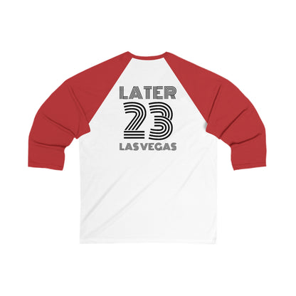 Later Skate EDD Unisex 3/4 Sleeve Baseball Tee