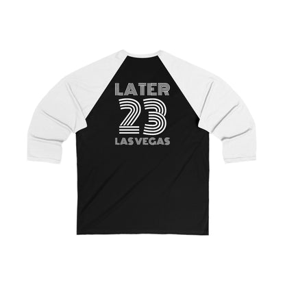 Later Skate EDD Unisex 3/4 Sleeve Baseball Tee