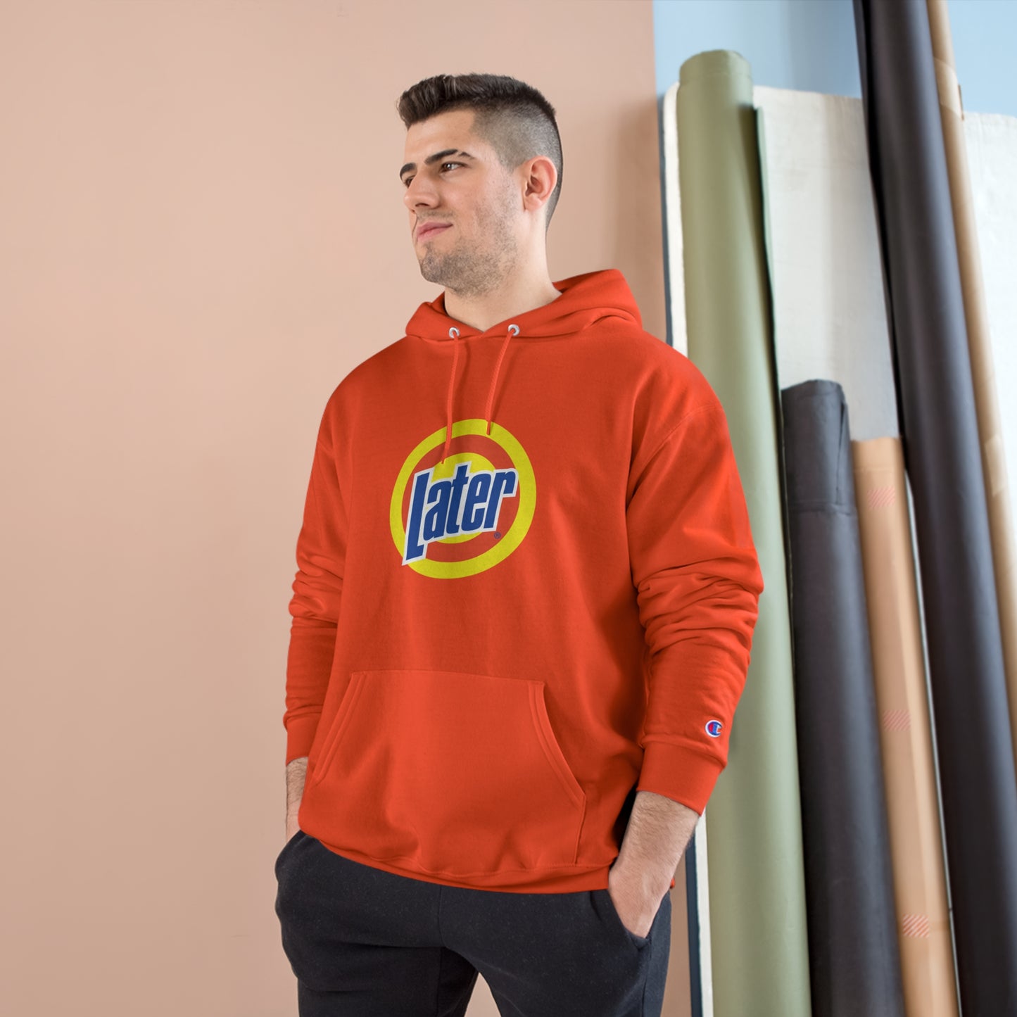 Later Clean AF Champion Hoodie